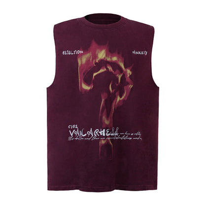 Vervin Flame Sleeveless Tee